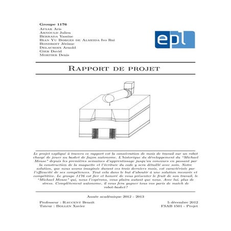 Rapport final | PDF