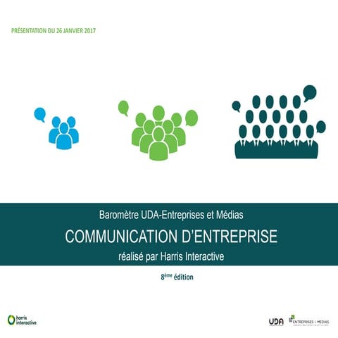 Rapport harris   baromètre de la com corporate uda.em - 2016 -