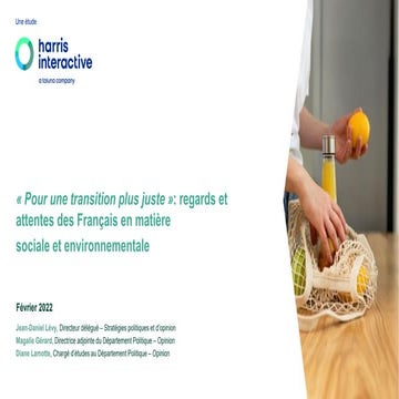 La prise en compte des enjeux sociaux et environnementaux dans les ...