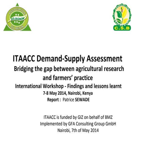 ITAACC Demand-Supply Assessment 