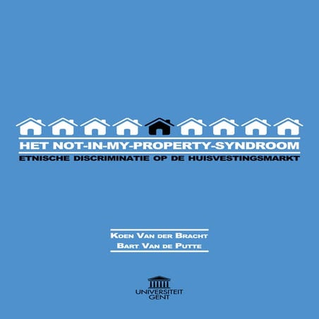 Rapport not in my property syndroom over etnische discriminatie op de huisvestingsmarkt