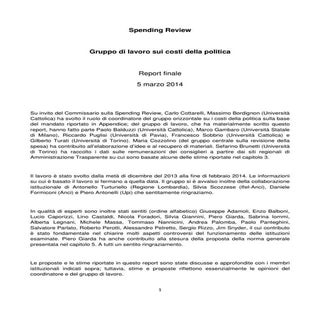 Rapporto costi politica_finale