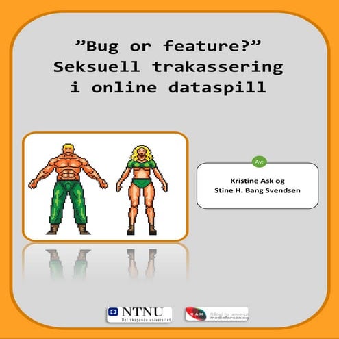 Rapport om seksuell trakassering i online dataspill