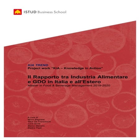 Rapporto tra GDO e industria alimentare