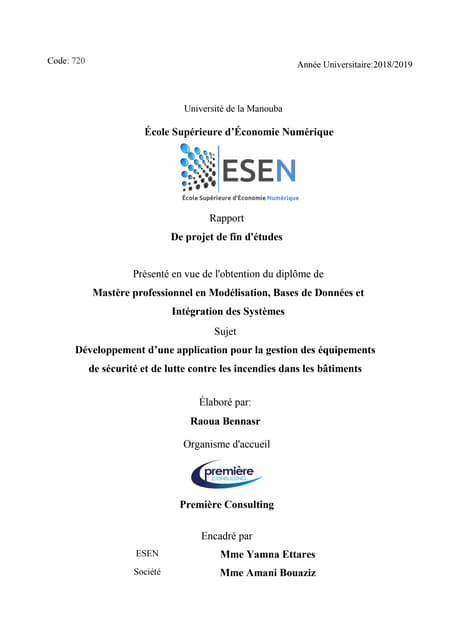 Rapport pfe Conceptionet Developpement d'une Application web et Mobile