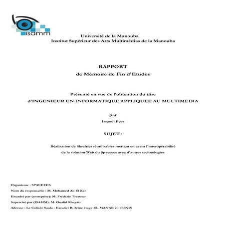 Rapport pfe ingénieur ilyes issaoui | PDF