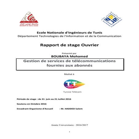 Gestion de services de telecommunications fournies aux abonnées