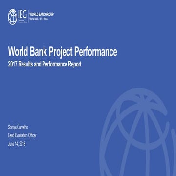 Results and Performance of the World Bank Group - 2017