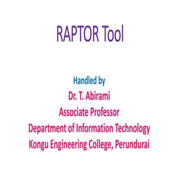Raptor tool