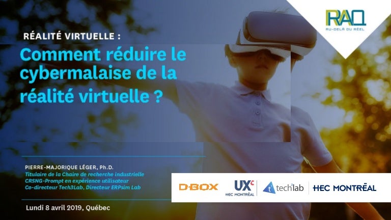 Comment Reduire Le Cybermalaise De La Realite Virtuelle