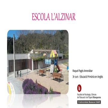 Escola l'Alzinar, Raquel Pagès