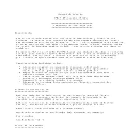 Formato rar | PDF