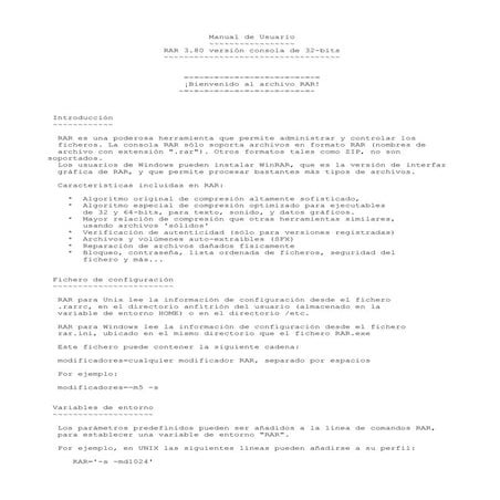 Formato rar | PDF