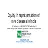 Equity in representation of rare diseases in India