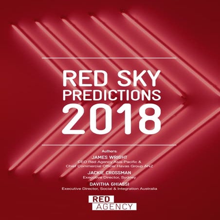 Red Sky Predictions 2018 - Red Agency