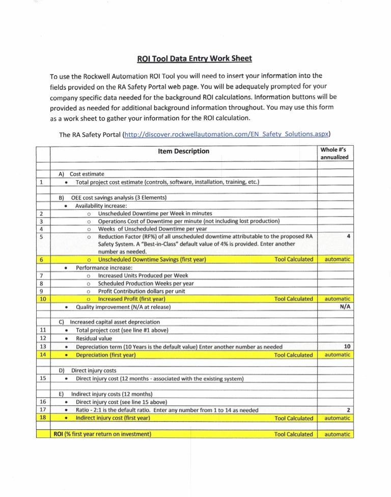 Worksheets Roi Worksheet roi worksheet karibunicollies rringband