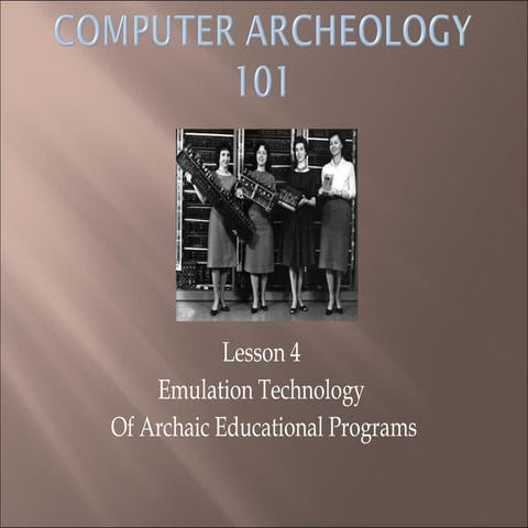 Ra Rymill Computer Archeology 101