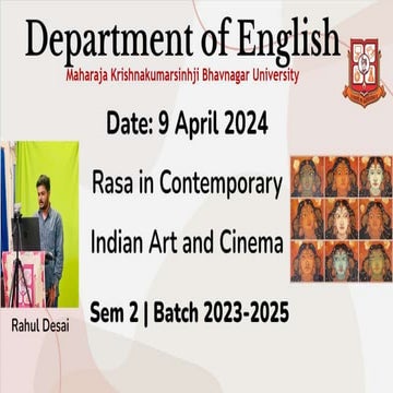Rasa Theory in Indian Aesthetics .pptx