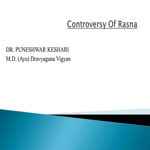 Rasana controversy