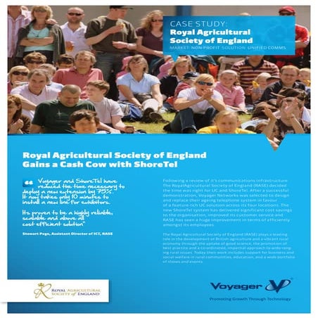 Case Study - Royal Agricultural Society of England