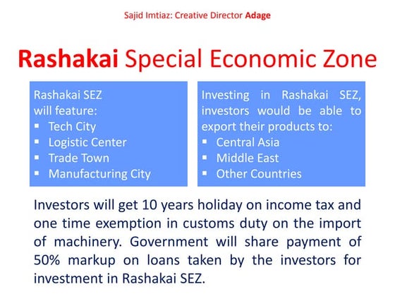 Rashakai Special Economic Zone | PPTX | Business | Business and Finance