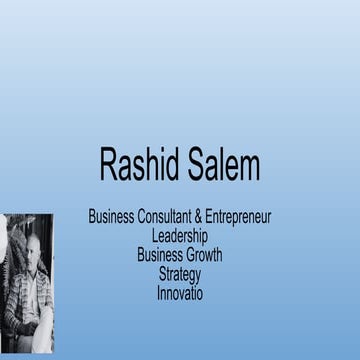 Rashid Salem: Leadership, Strategy, and Business Growth for Sustainable ...