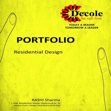 Rashi Sharma, B.Sc-Interior Design + One Year Residential Design Diploma Prog...