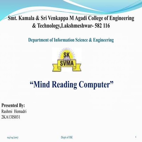 Mind Reading Computer