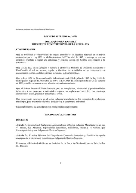 Guia General de Aplicación del RASIM | PPT