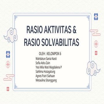 Materi Rasio aktivitas dalam Mata kuliah Analisis Laporan Keuangan.pptx
