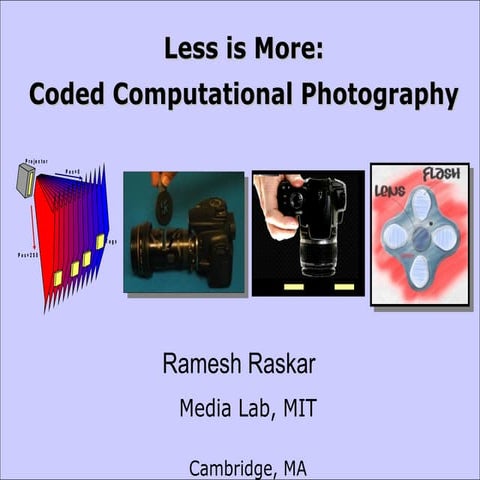 Raskar Coded Opto Charlotte