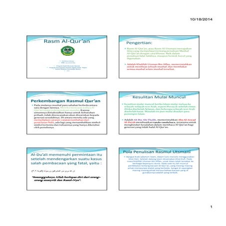 Ilmu Rasm Usmani pdf | PDF