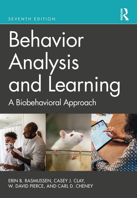 Rasmussen (2022) Behavior Analysis and Learning A Biobehavioral Approach.pdf