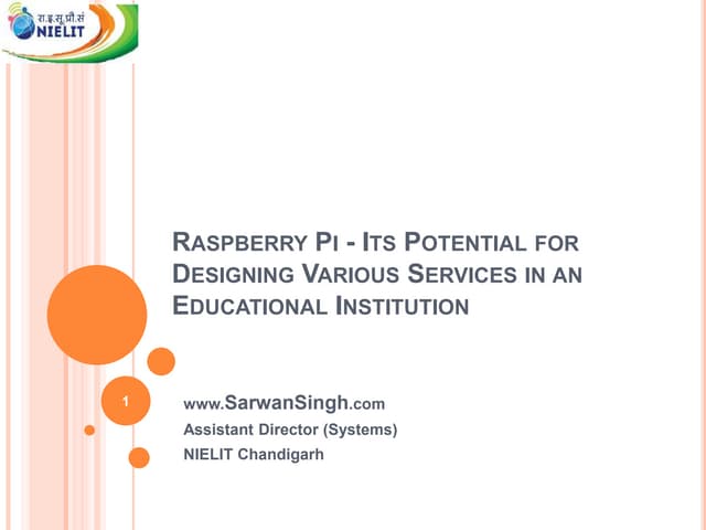 Raspberry-Initiatives in India, Role in Indian Educational ecosystem