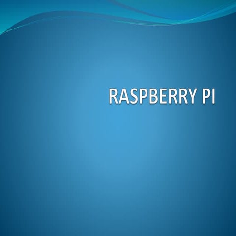 Raspberry pi