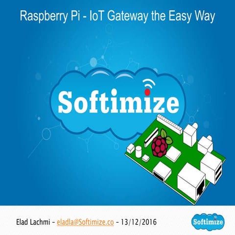 Raspberry Pi as IoT gateway | PPT