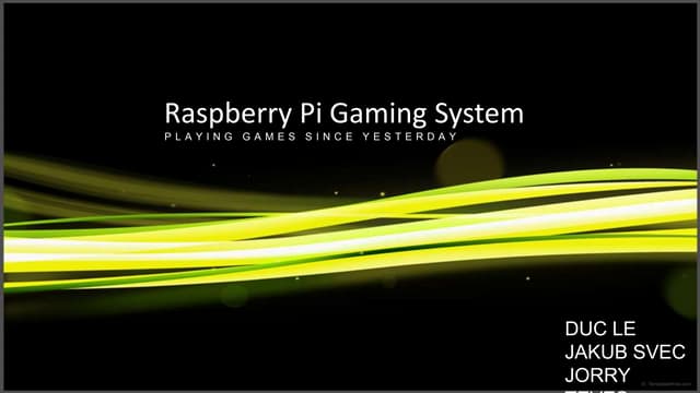 Raspberry Pi Gaming Rig