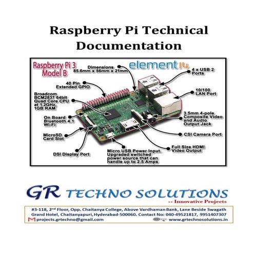 Raspberry pi technical documentation