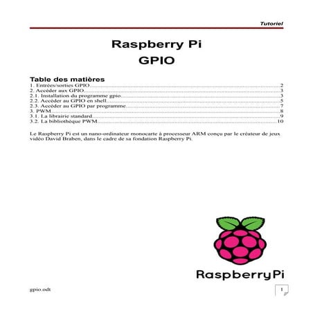 raspberry pi wiringpi.pdf Le-Raspberry-Pi | PDF