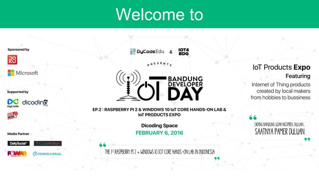 Hands-on Labs: Raspberry Pi 2 + Windows 10 IoT Core
