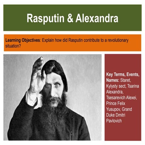 Influence of Rasputin