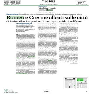 Romeo e Cresme - Il Sole 24 Ore