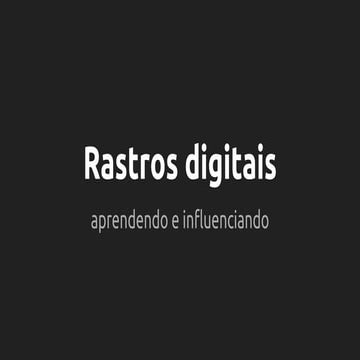 Rastros digitais