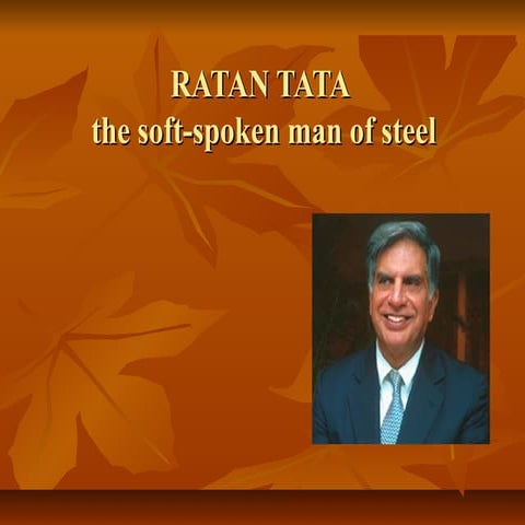Ratan tata | PPT