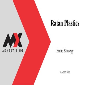 Ratan plasticware strategy