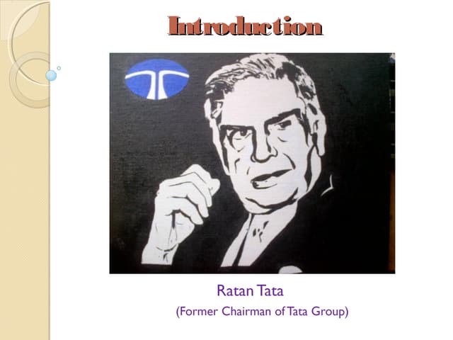 Presentation on Ratan Tata