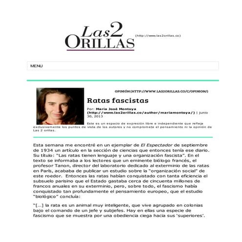 Ratas fascistas   las 2orillas