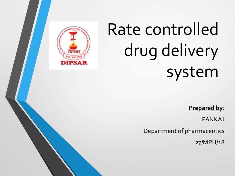 Rate controlled drug delivery system