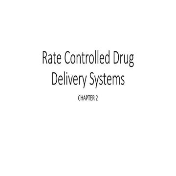 Implantable Drug Delivery System | PPTX