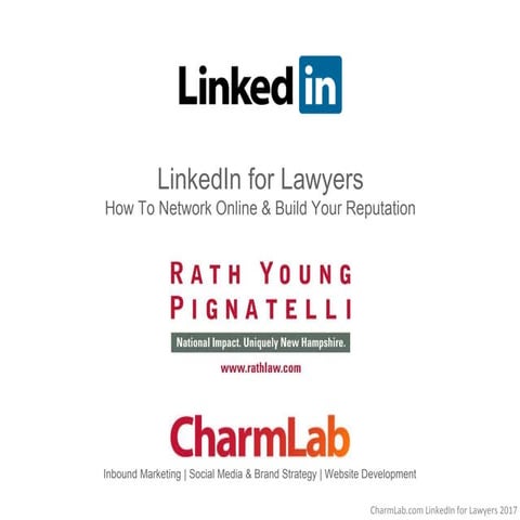 LinkedIn for Lawyers—Rath Young Pignatelli